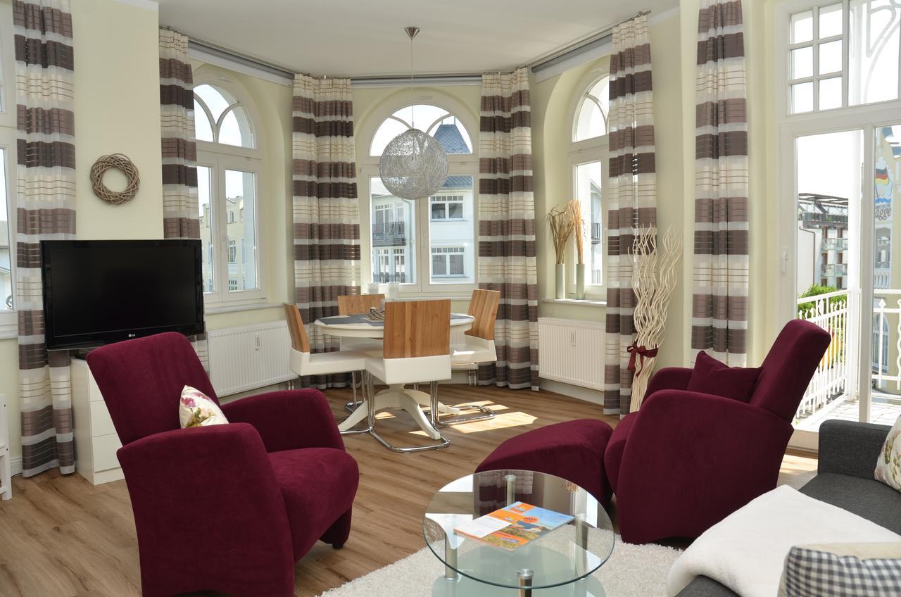 Haus Metropol - Fewo 7 Mit Balkon Und Meerblick Остзебад Бинц Экстерьер фото